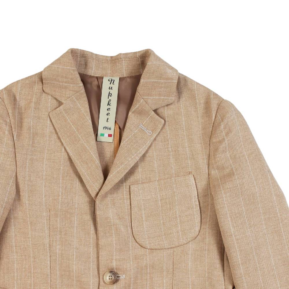 Nupkeet Giacca Monopetto Beige – Cernia Negozi Online