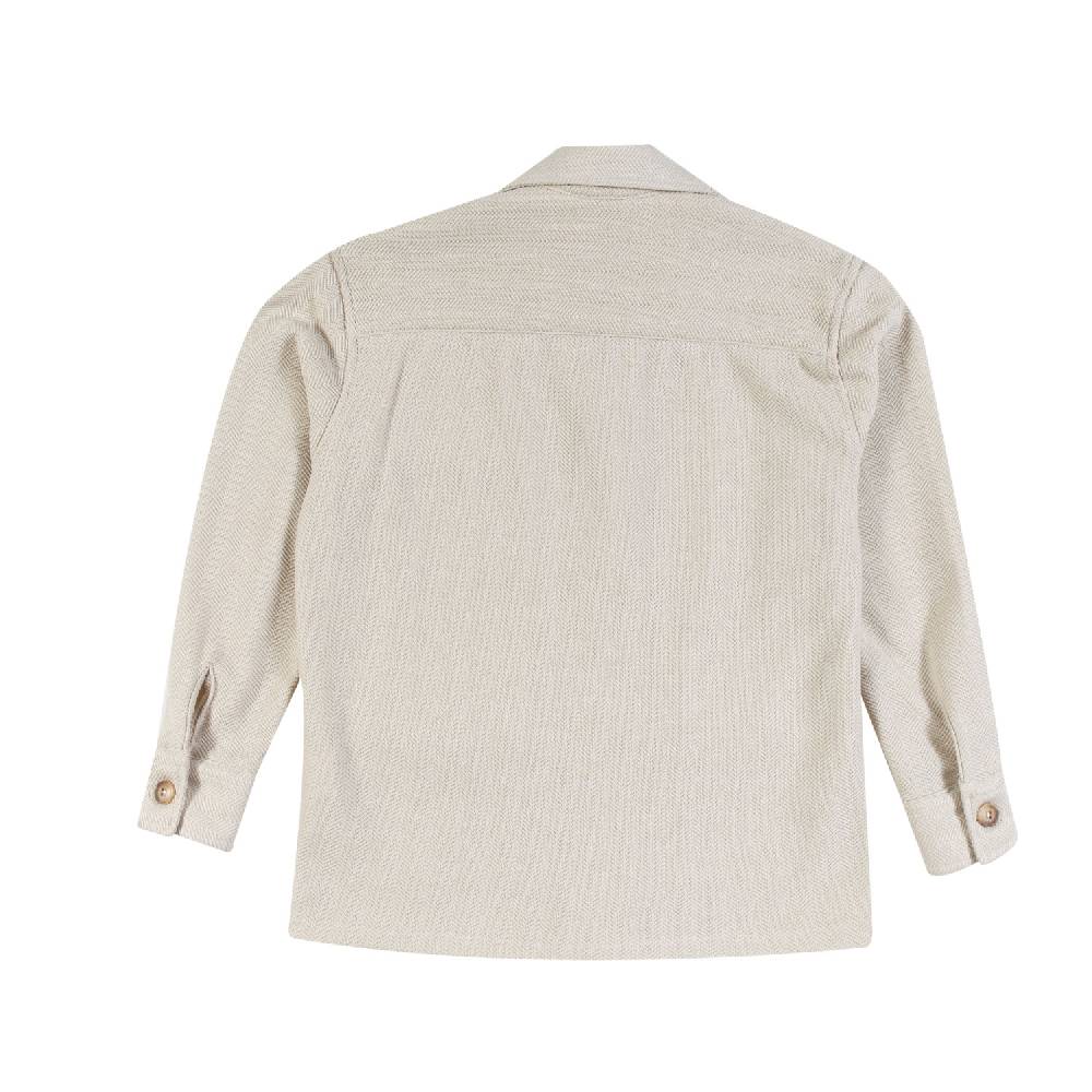 Nupkeet Giacca Beige Collo Italiano – Acciuga Acquista Ora