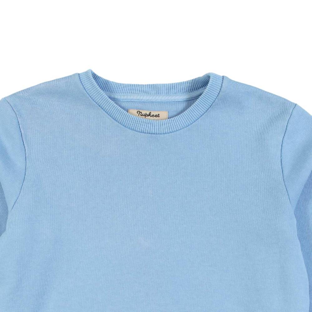 Nupkeet Maglia manica lunga celeste- Boga Outlet