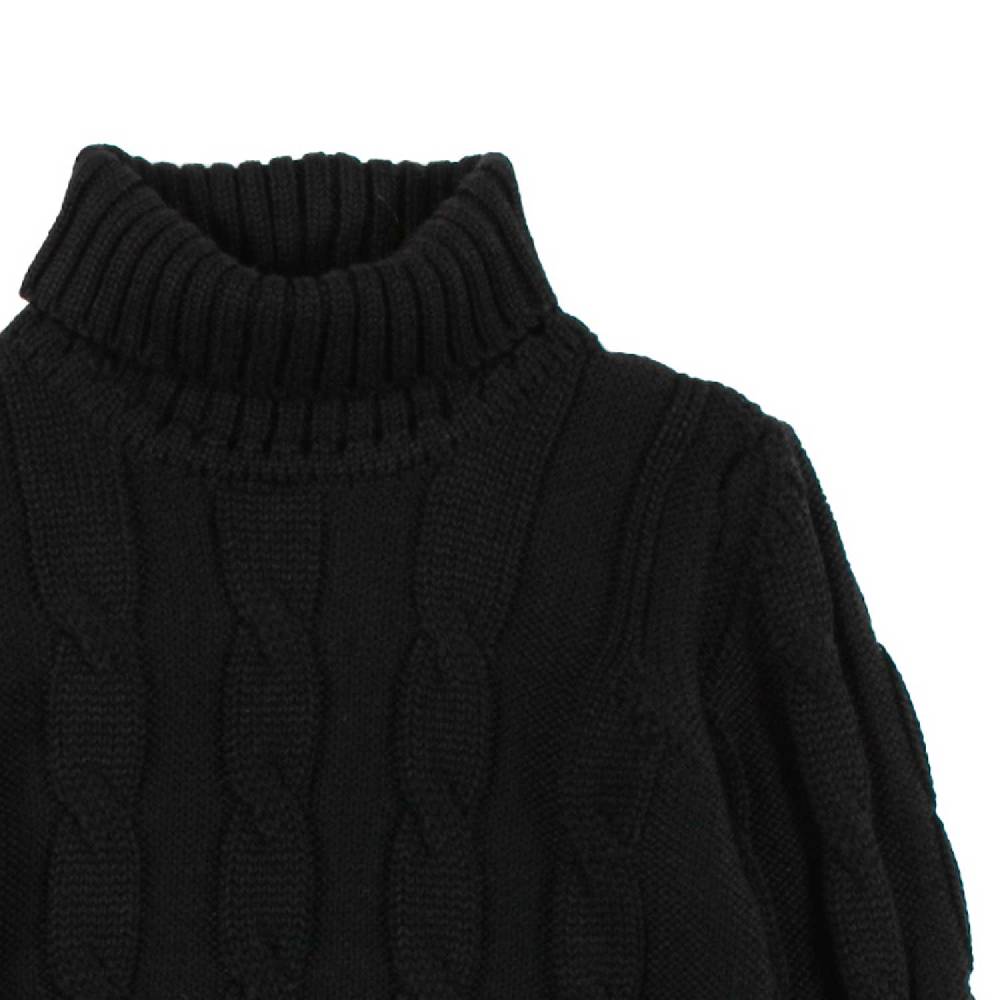 Nupkeet Pullover Collo Alto Nero – Furore Nuova
