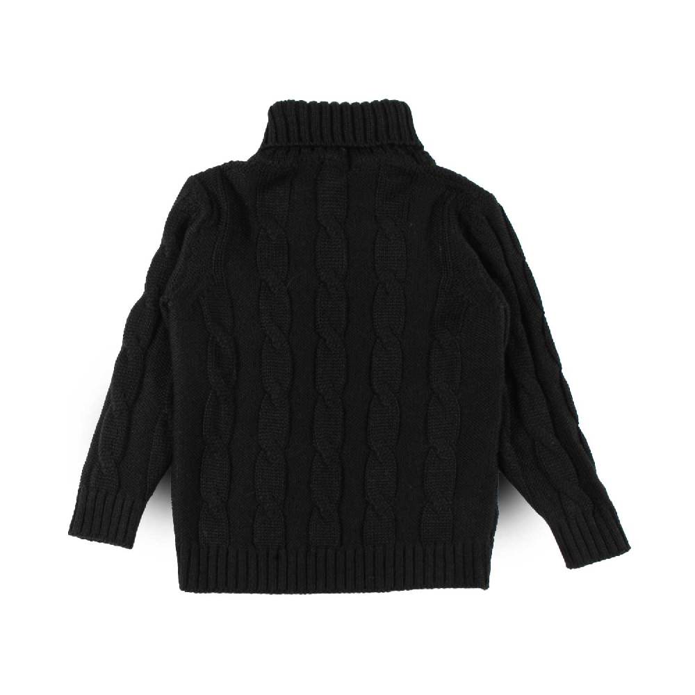 Nupkeet Pullover Collo Alto Nero – Furore Nuova