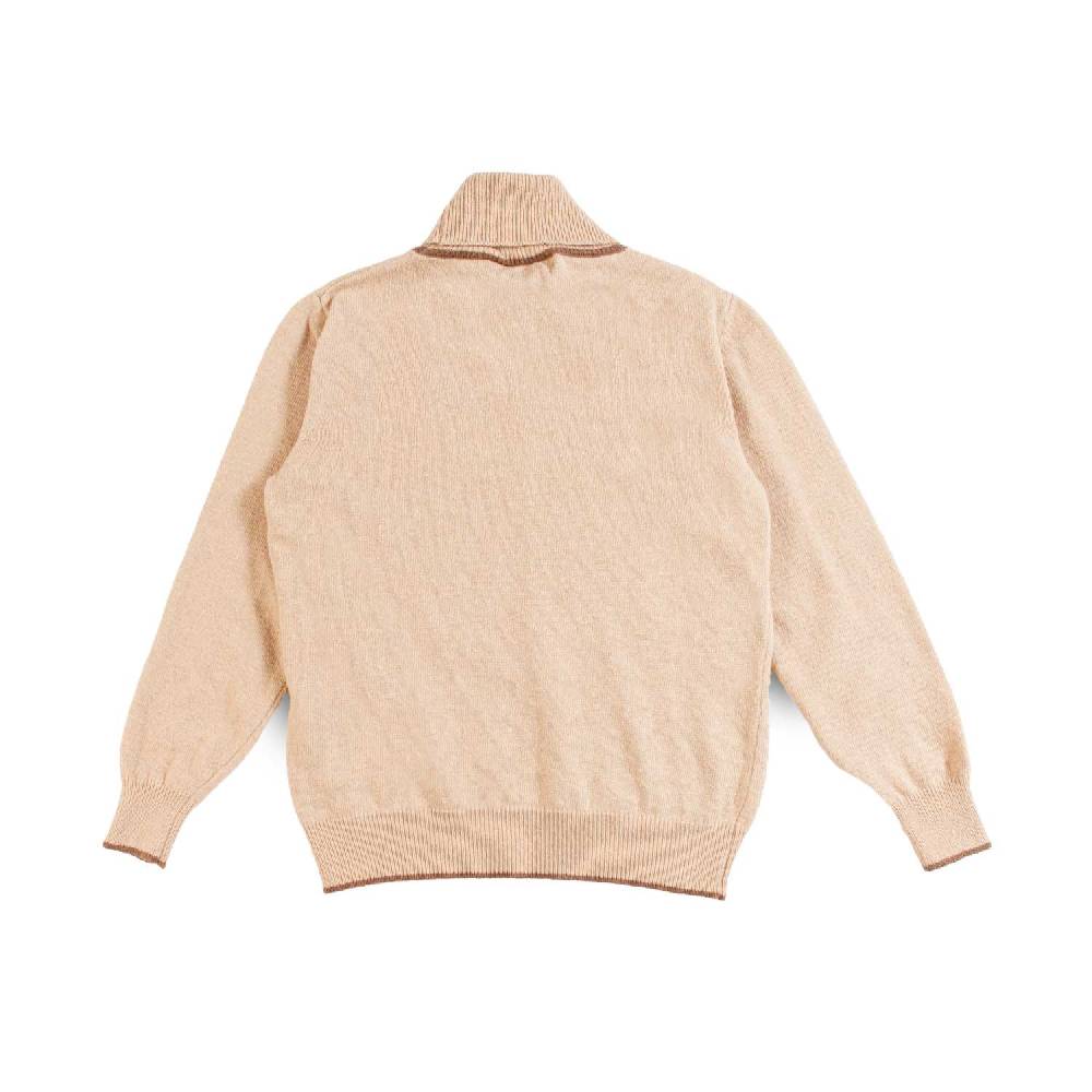 Nupkeet Pullover Collo Alto Cammello – Miseno Italy