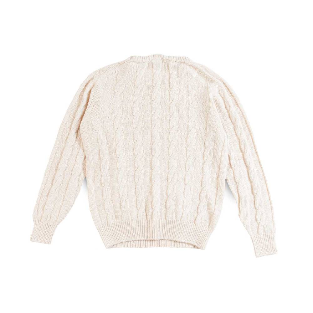 Nupkeet Pullover Girocollo Manica Lunga a Trecce – Varem Italia