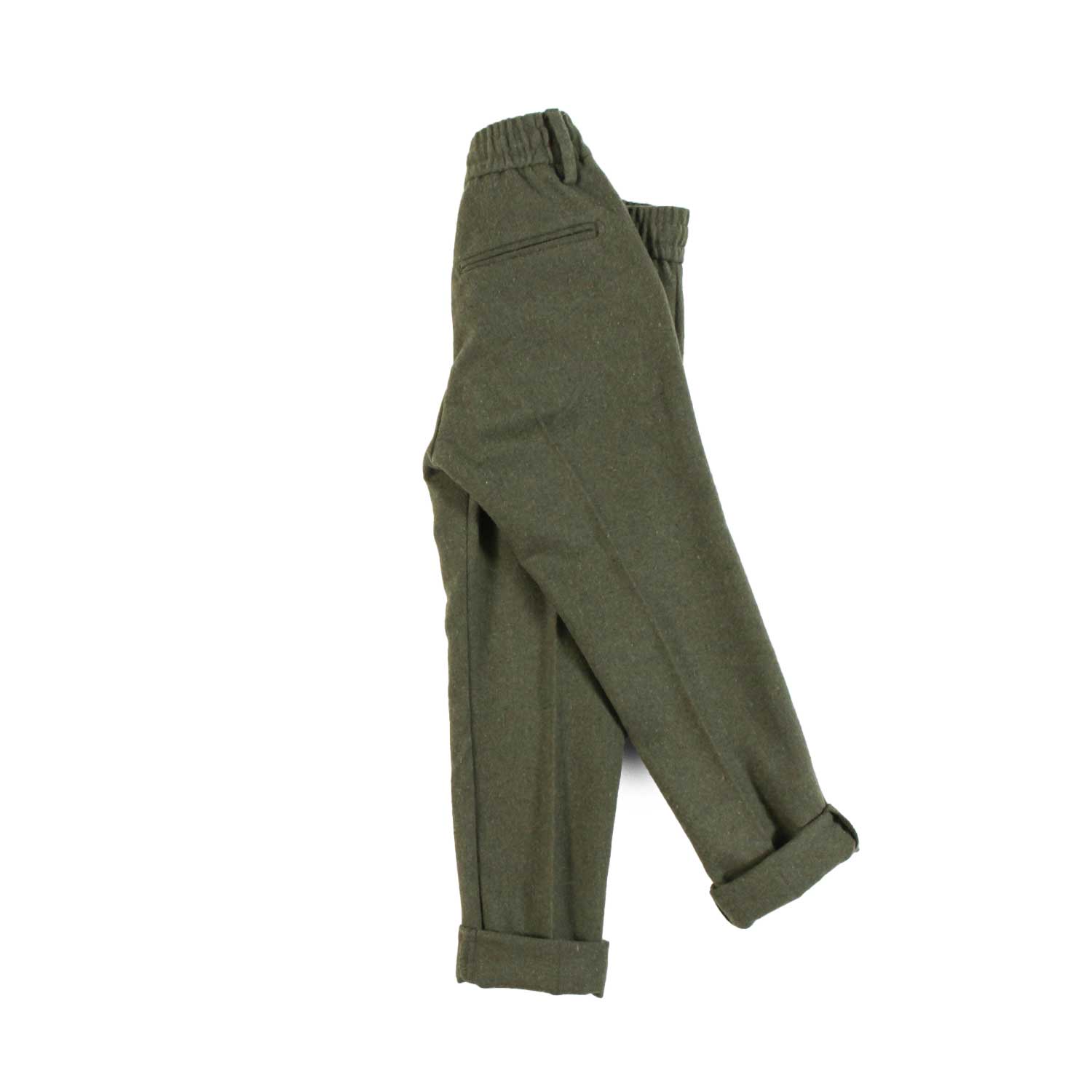 Nupkeet Pantalone con Coulisse in Misto Lana – Nero Qualità Garantita