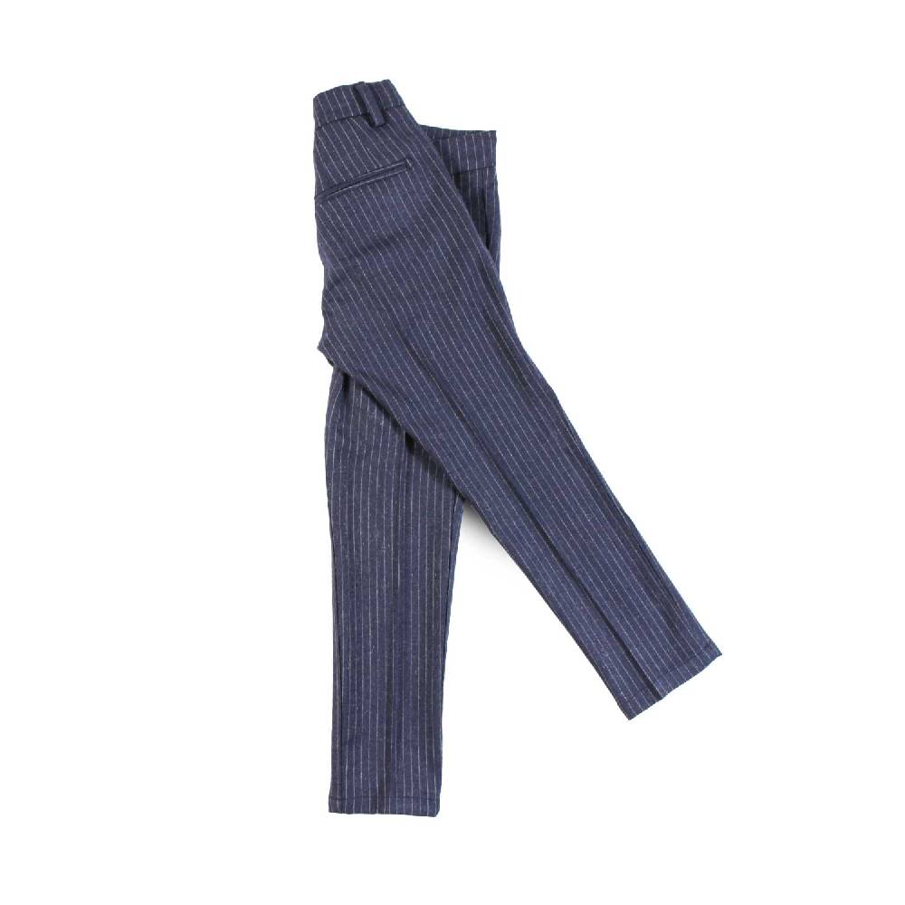 Nupkeet Pantalone con Pinces in Gessato – Annone Presa