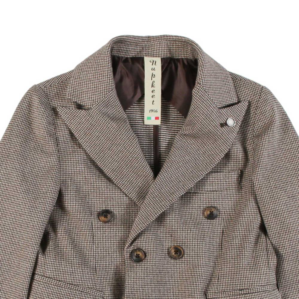 Nupkeet Giacca 2 bottoni in gabardine pied de poule – Liscia Saldi