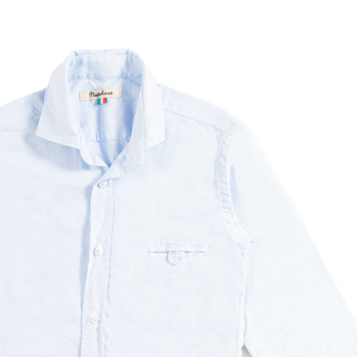 Nupkeet Camicia con Taschino in Oxford – Reale Offerte speciali
