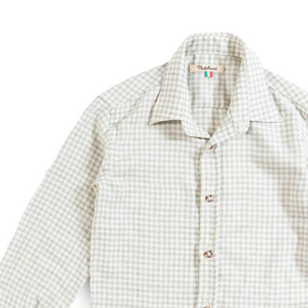 Nupkeet Camicia a Quadri in Flanella – Tovel Nuovo
