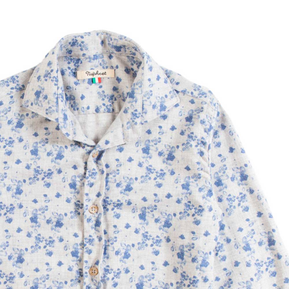 Nupkeet Camicia a Fiori in Flanella – Levico Qualità