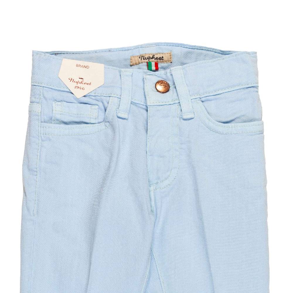 Nupkeet Pantalone azzurro Noto Hotsell