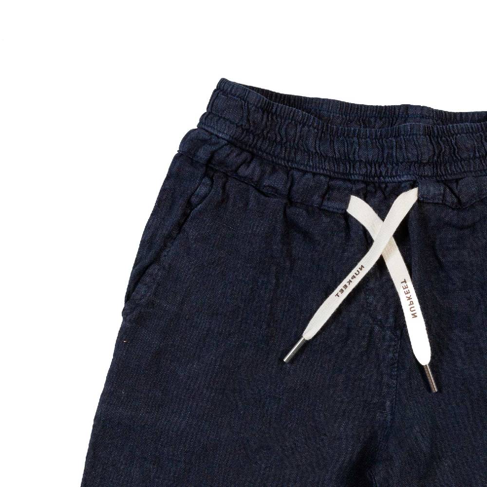 Nupkeet Bermuda lino blu navy Napoli Offerta