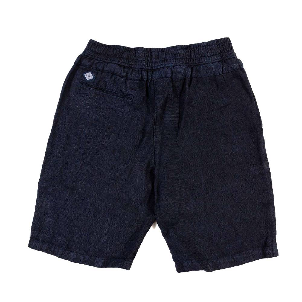 Nupkeet Bermuda lino blu navy Napoli Offerta