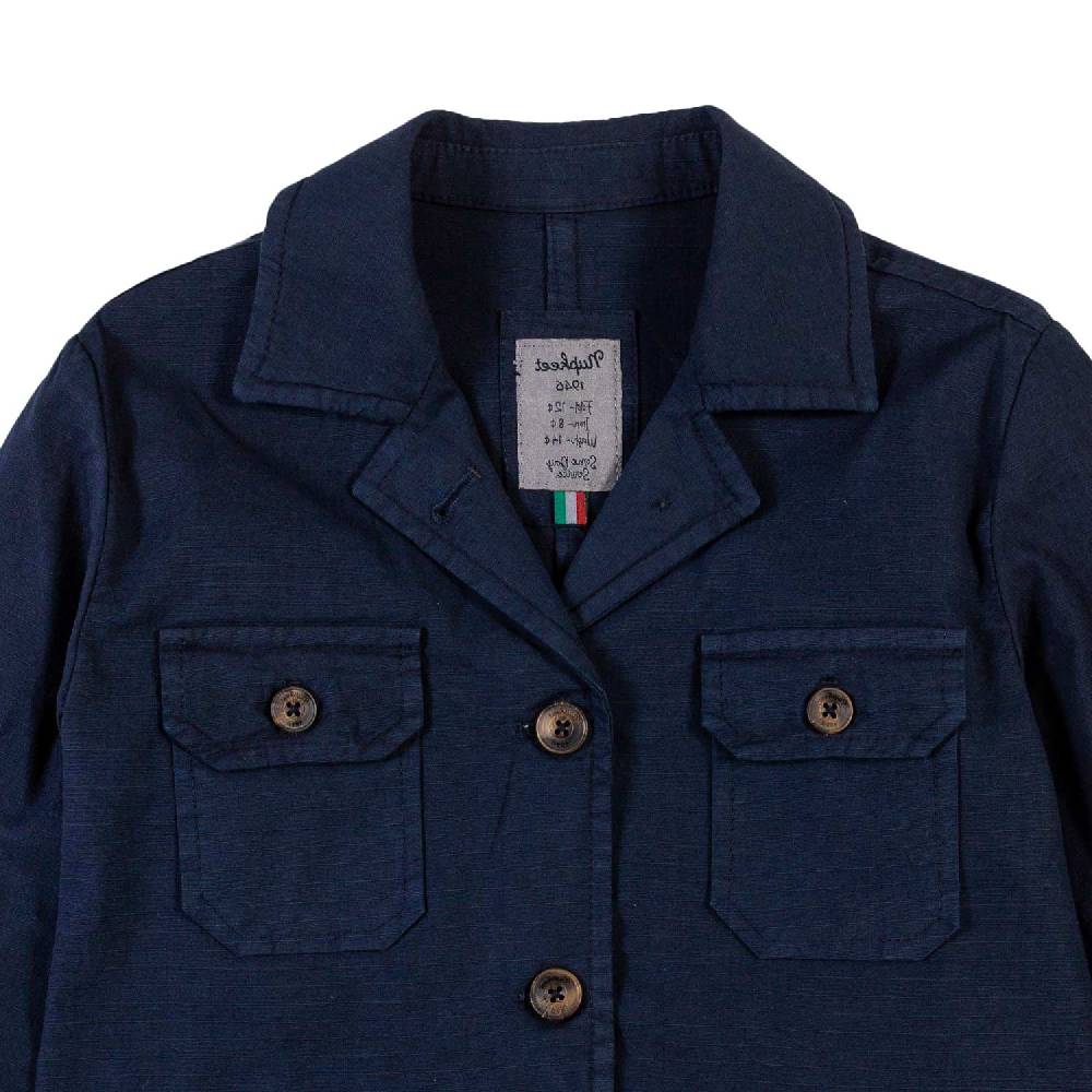 Nupkeet Giacca sahariana blu navy Varese Offerte