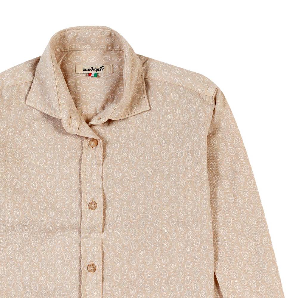 Nupkeet Camicia nocciola Palermo fantasia kashmir Hotsell