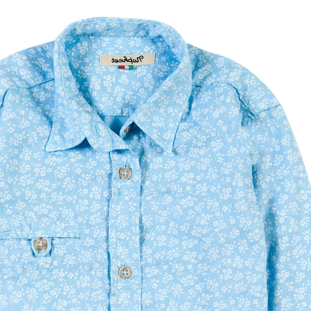Nupkeet Camicia azzurra Viareggio Vendita Calda