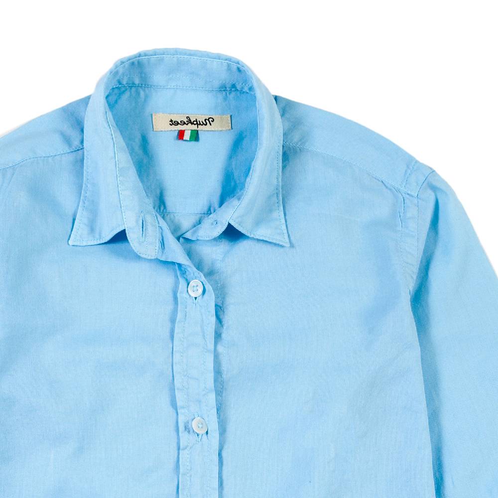 Nupkeet Camicia azzurra Fiumicino Saldi Di Fabbrica