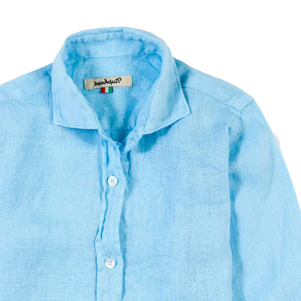 Nupkeet Camicia lino azzurra La Spezia Nuova