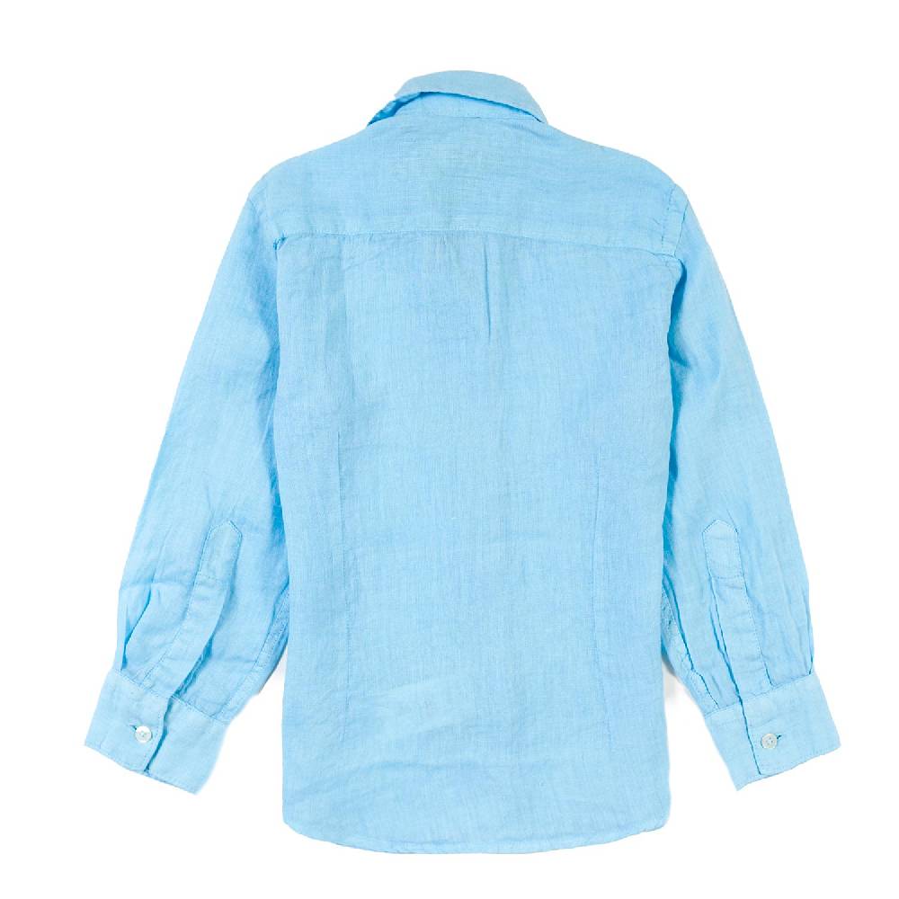 Nupkeet Camicia lino azzurra La Spezia Nuova