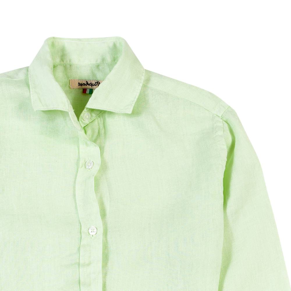 Nupkeet Camicia lino verde acqua La Spezia Moda