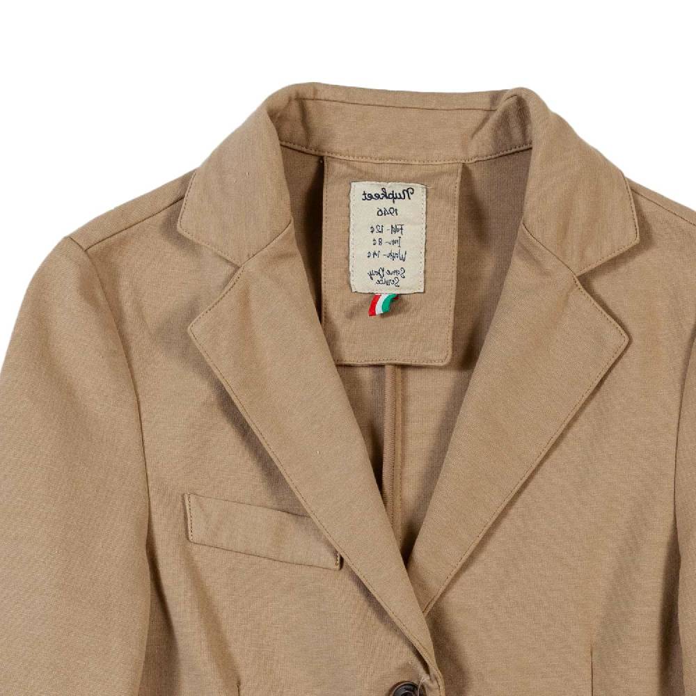 Nupkeet Giacca due bottoni beige sabbia Maratea In Linea