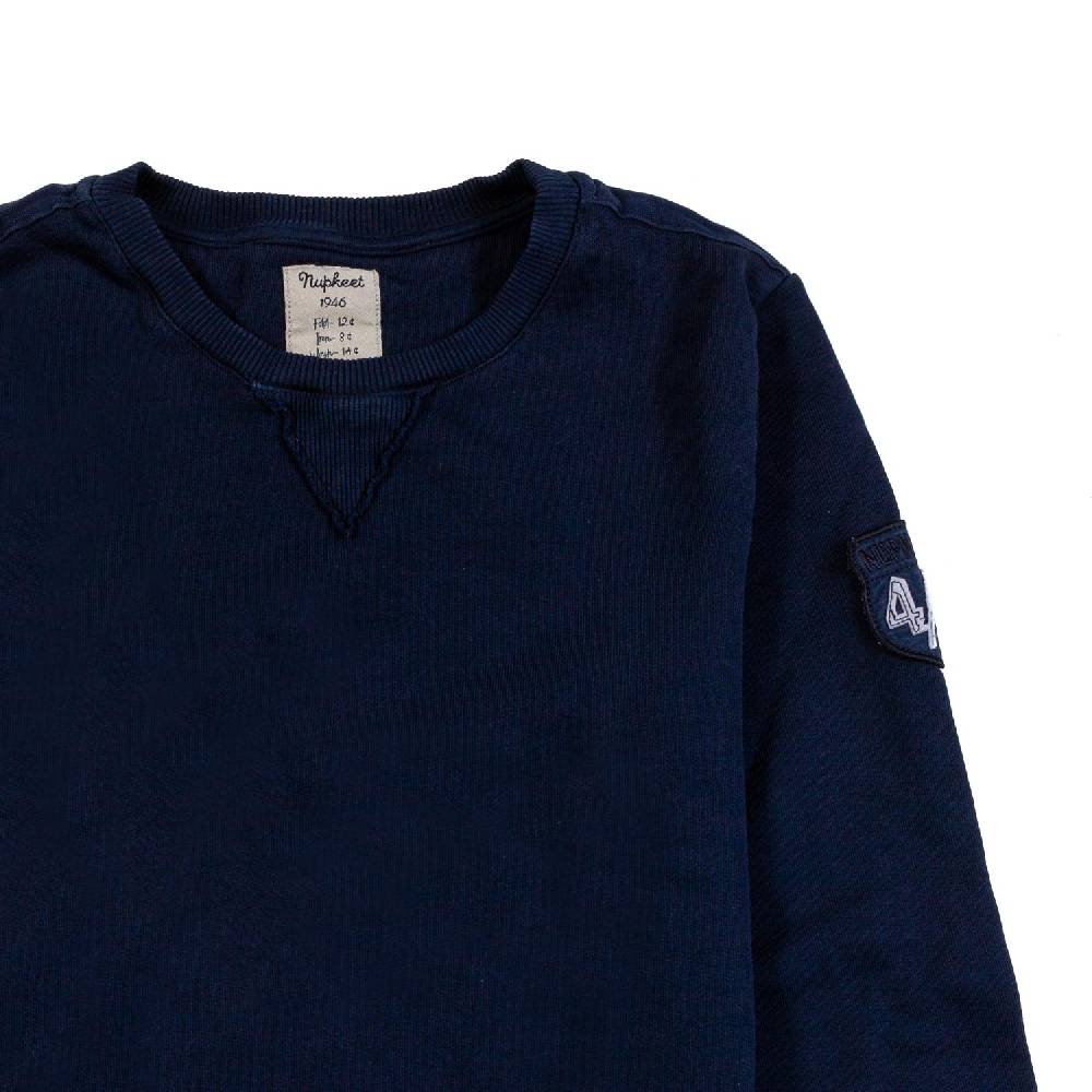 Nupkeet Felpa girocollo blu navy Bologna Soddisfazione Garantita