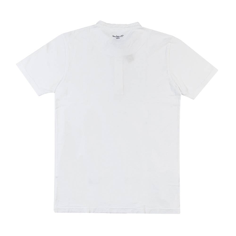 Nupkeet T-shirt serafino bianca Brescia Fino Al -60%
