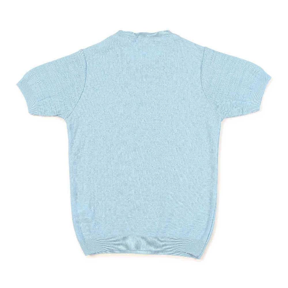 Nupkeet T-shirt tricot azzurro cielo Fano Sottocosto