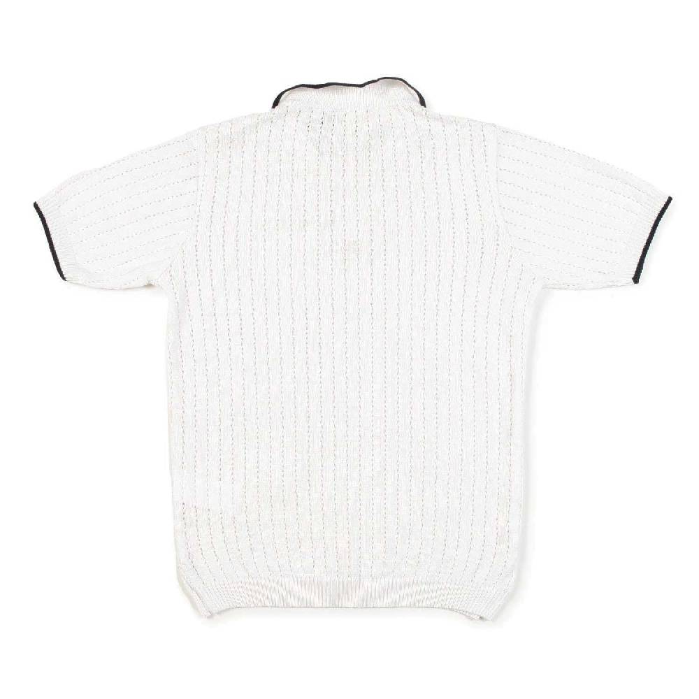 Nupkeet Polo tricot bianca e blu Gela Nuovi prodotti