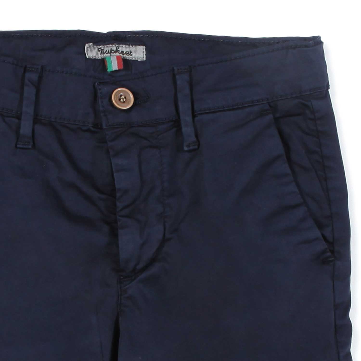 Nupkeet Bermuda raso blu navy Pomezia Italy