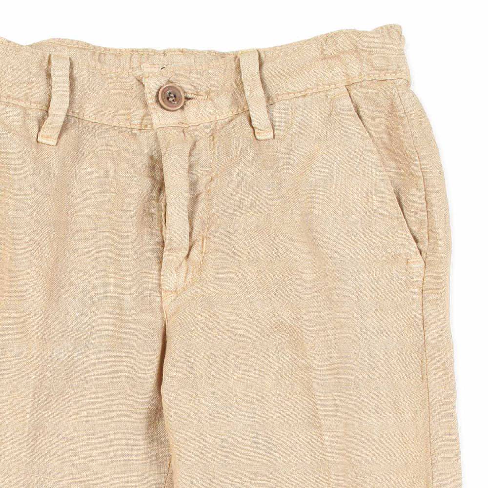 Nupkeet Pantalone lino beige sabbia Bari Spedizione Gratuita