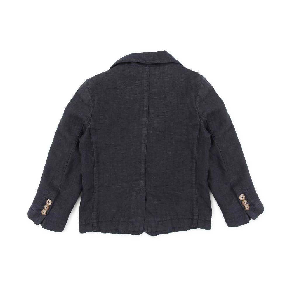 Nupkeet Giacca lino blu navy Ancona Soddisfazione Garantita