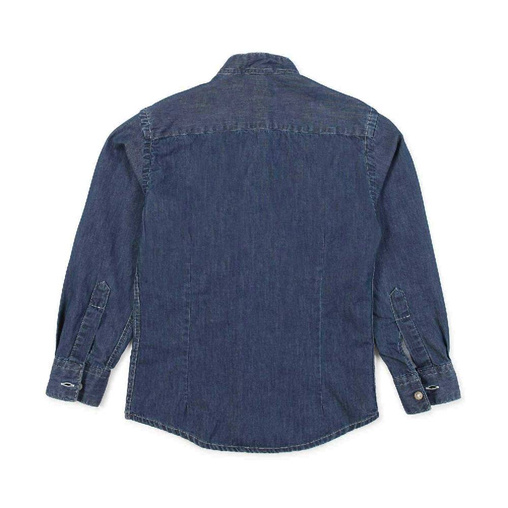 Nupkeet Camicia coreana denim blu scuro Terracina Acquista Ora