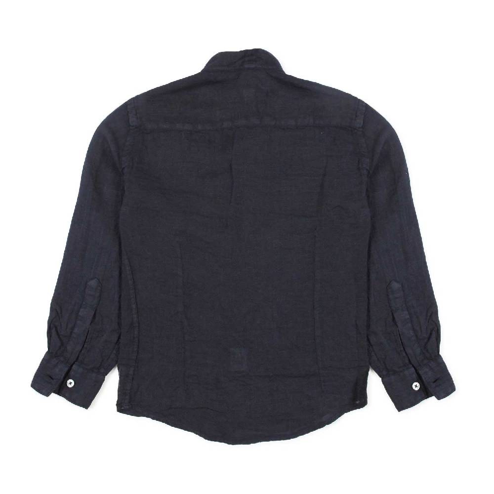Nupkeet Camicia coreana lino blu Catanzaro Offerta