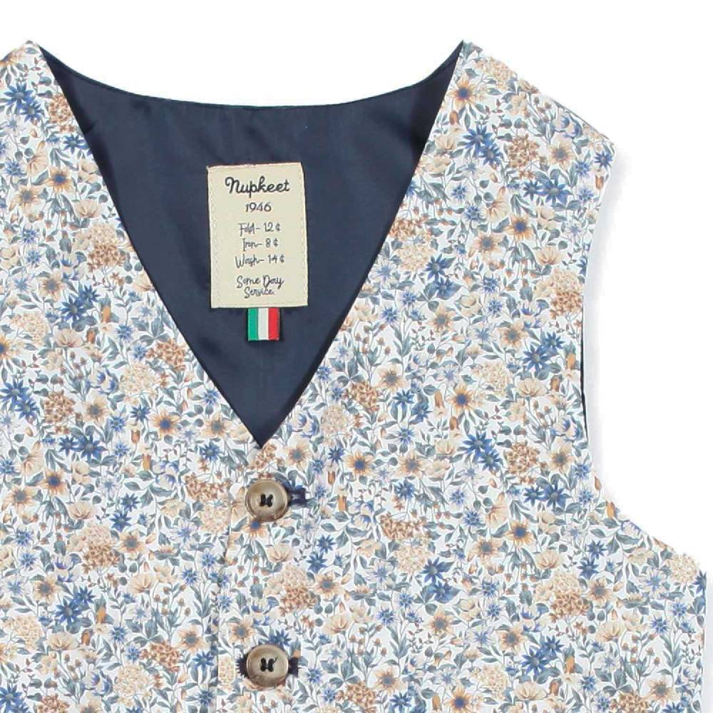 Nupkeet Gilet floreale multicolor Latina Online