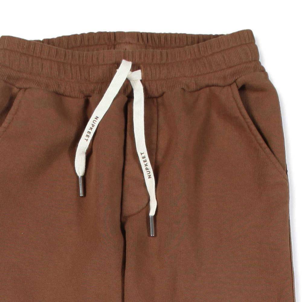 Nupkeet Pantalone felpa marrone cacao Cagliari Saldi Di Fabbrica
