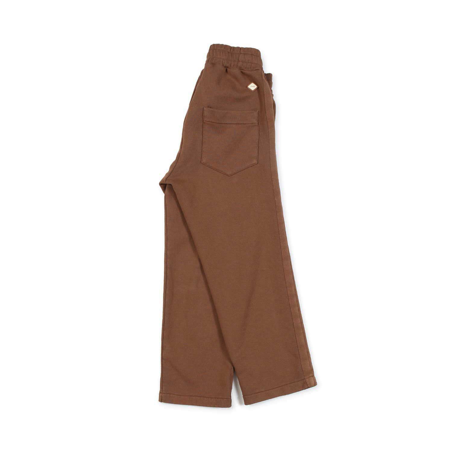 Nupkeet Pantalone felpa marrone cacao Cagliari Saldi Di Fabbrica