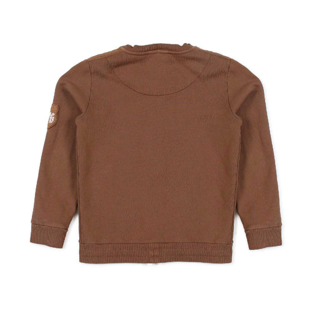 Nupkeet Felpa girocollo marrone cacao Bologna Vendite Flash