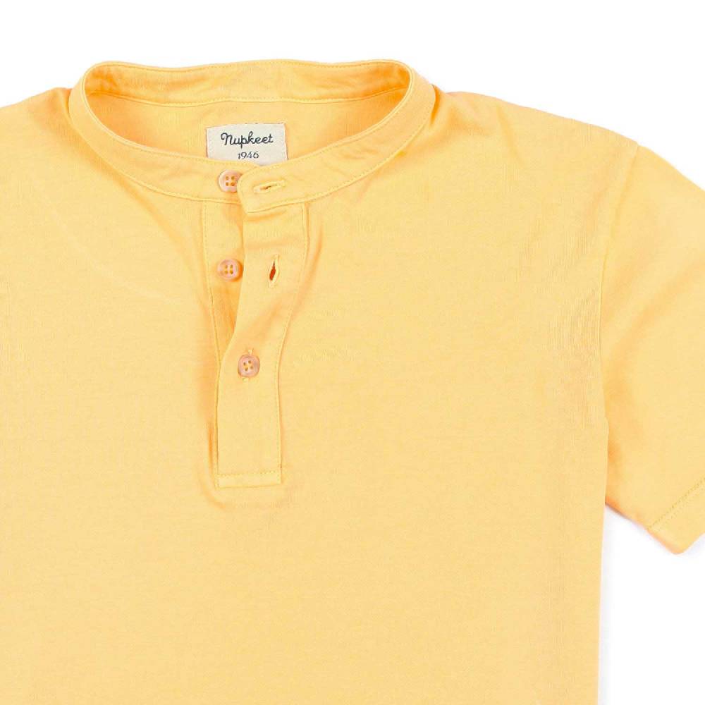 Nupkeet T-shirt serafino arancio zucca Brescia Italia