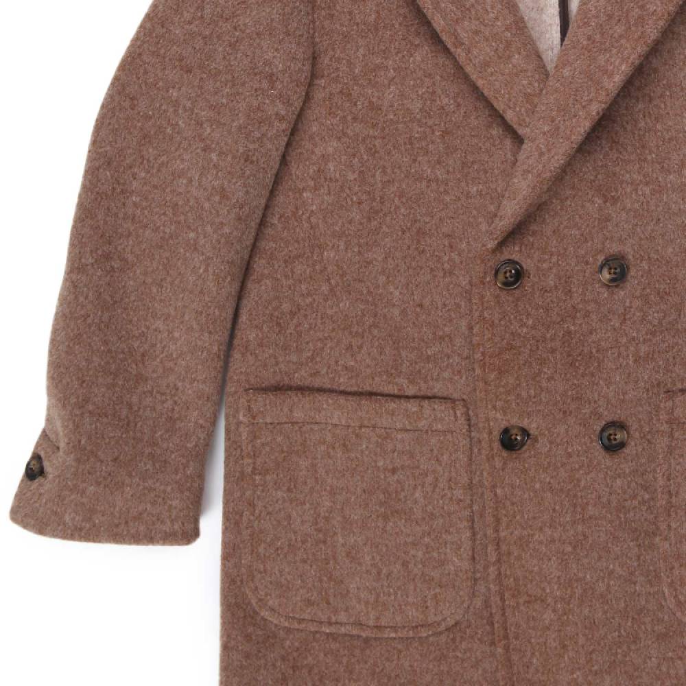 Nupkeet Cappotto Oliviero tabacco melange Promozione