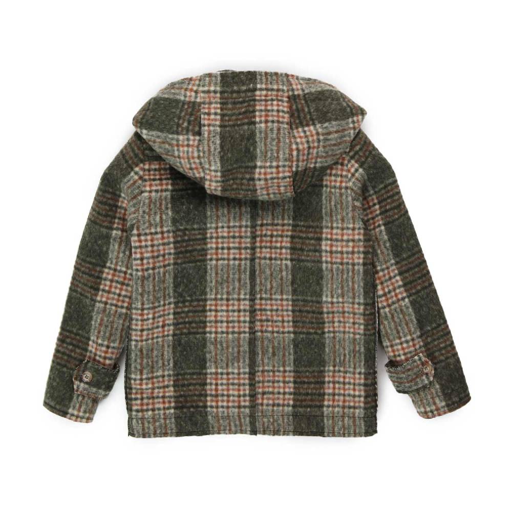 Nupkeet Giaccone Fausto verde tartan Spedizione Gratuita