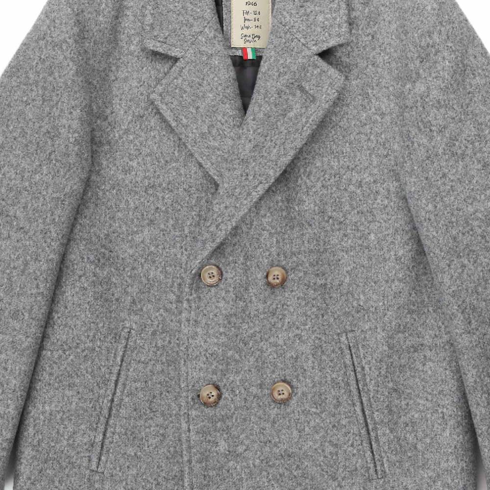 Nupkeet Giacca peacoat Tiziano grigia Pezzi Unici