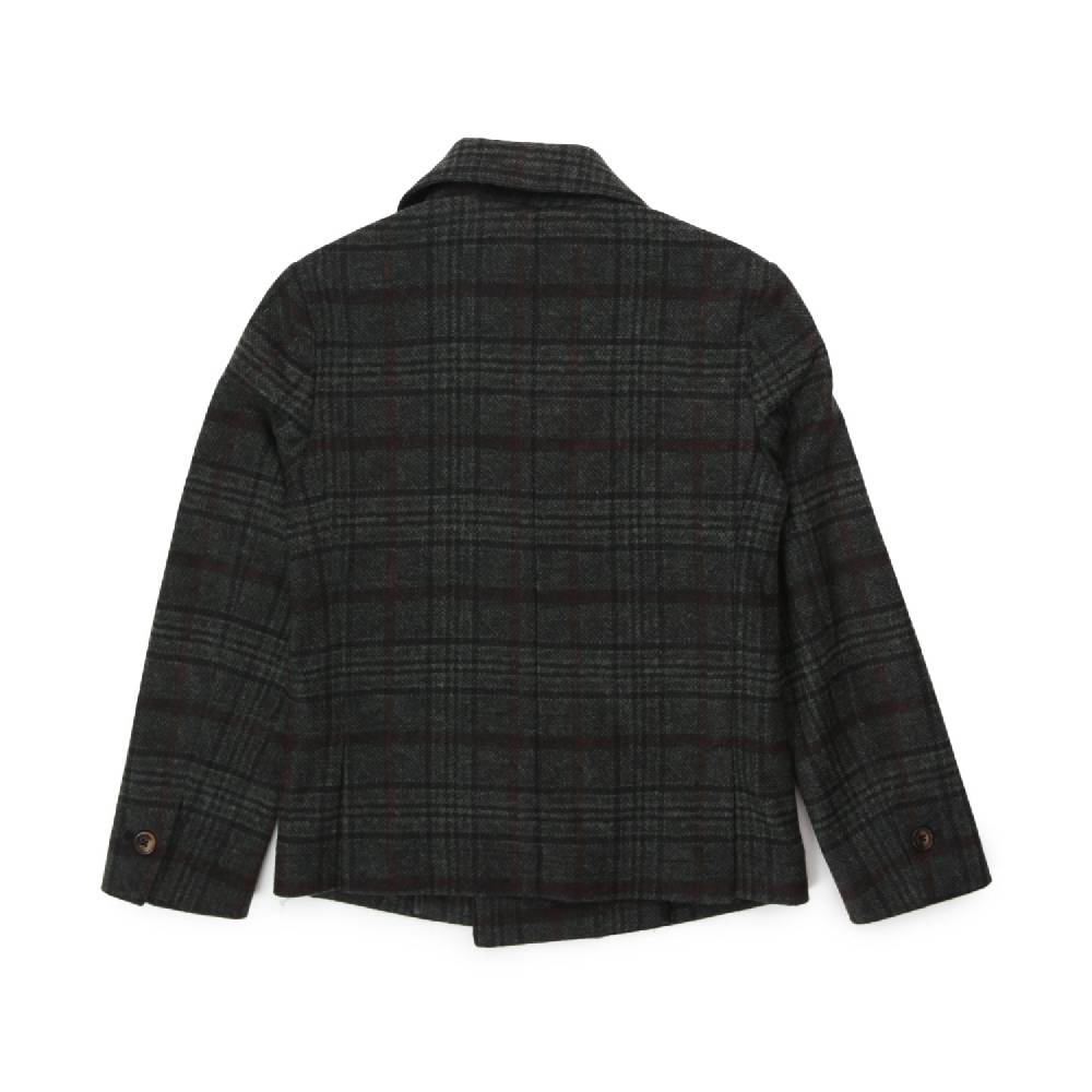 Nupkeet Giacca Rino doppiopetto tartan Consegna Veloce