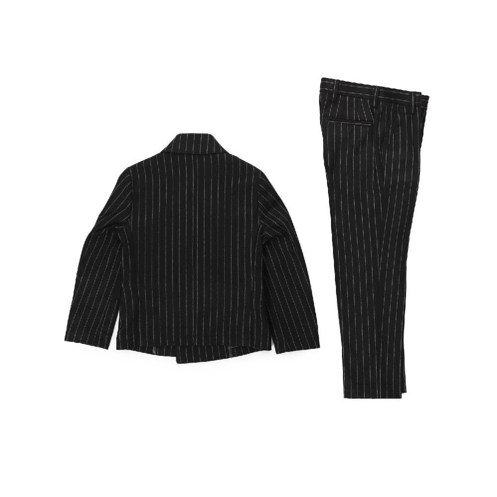 Nupkeet Completo gessato nero Ottavio Fino Al -60%
