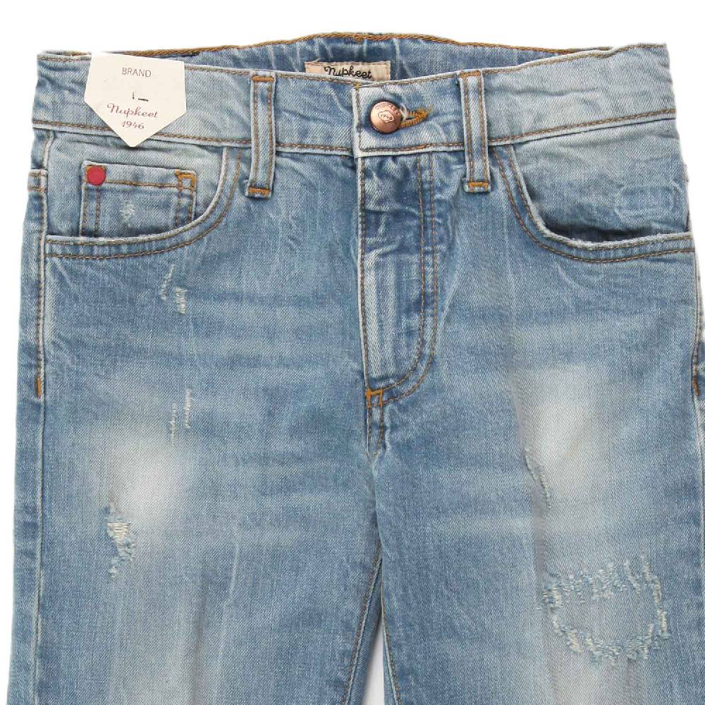Nupkeet Jeans Augusto blu chiaro sporcato Affare Del Giorno