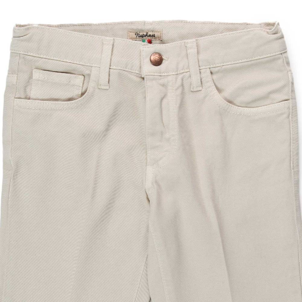Nupkeet Pantalone Efisio panna Sottocosto