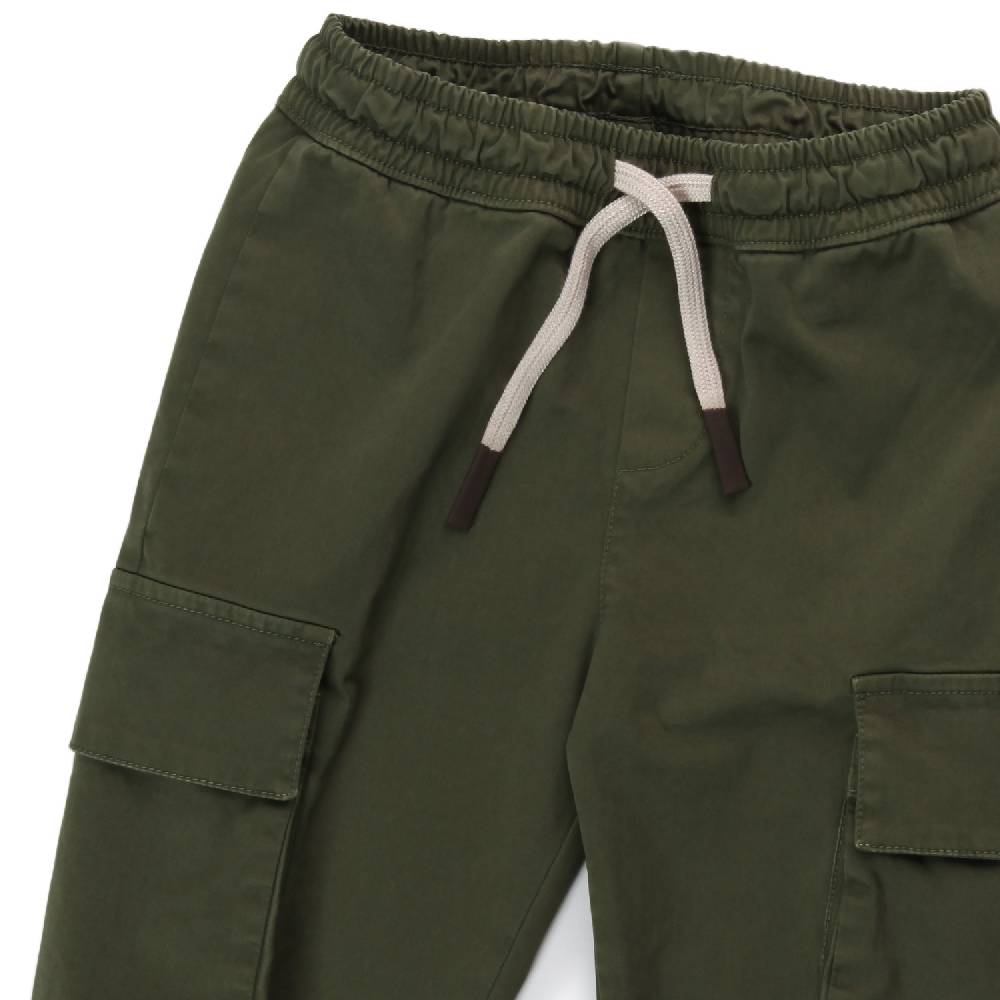 Nupkeet Pantalone Zeno verde militare Presa