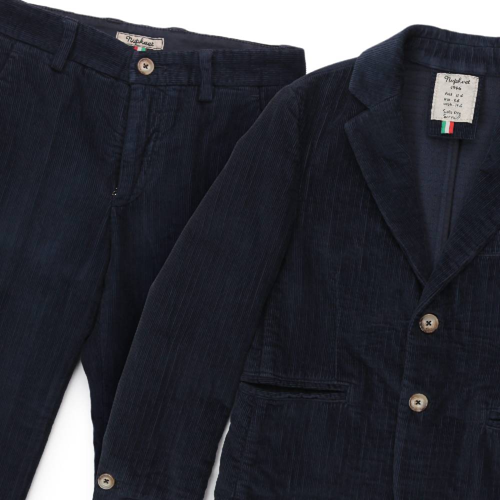 Nupkeet Completo velluto blu Camillo Saldi