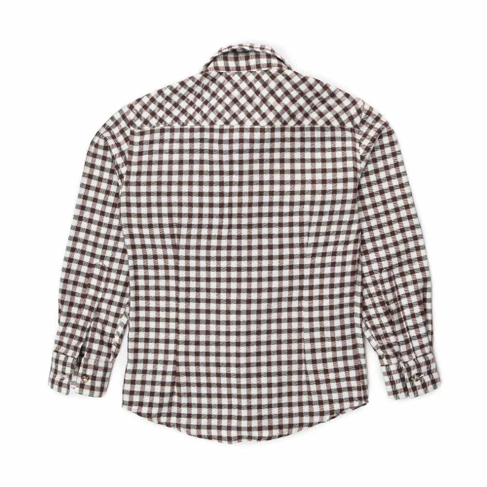Nupkeet Camicia vichy marrone Genny Offerte