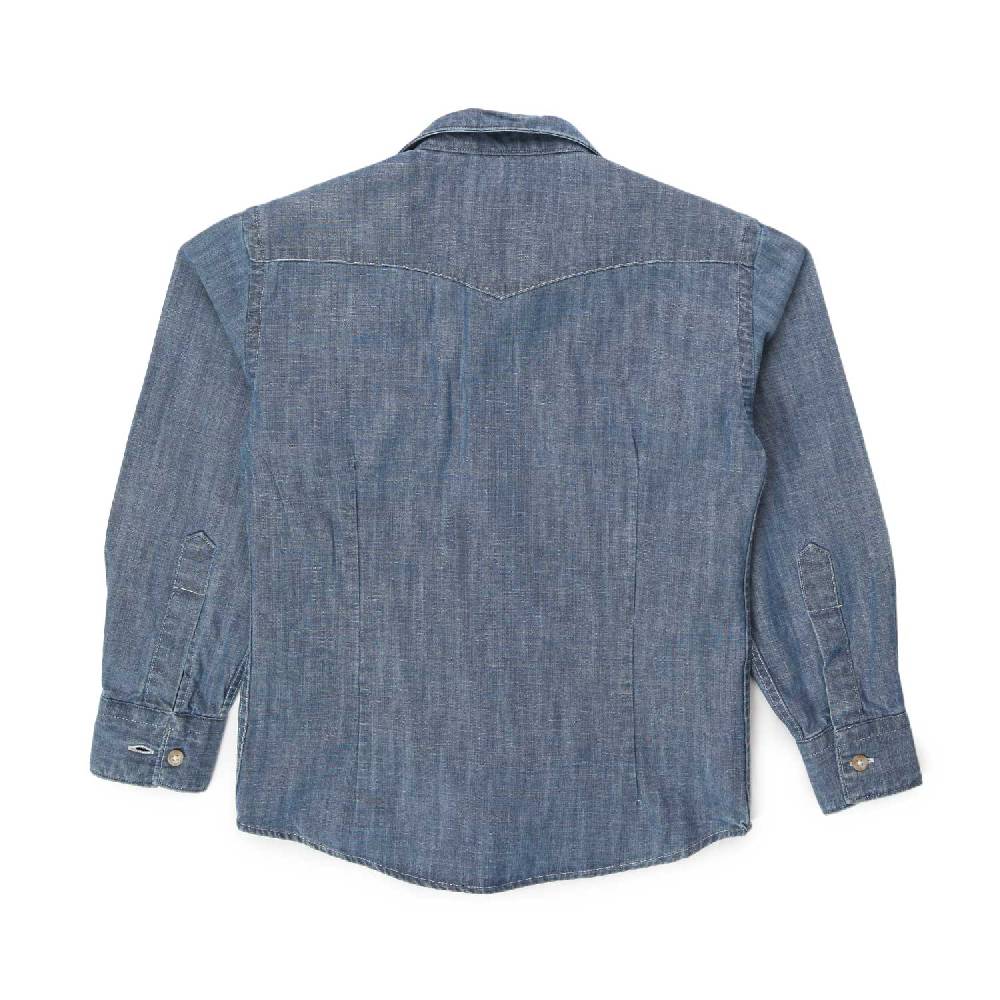 Nupkeet Camicia texana Ruben blu denim Saldi Di Fabbrica