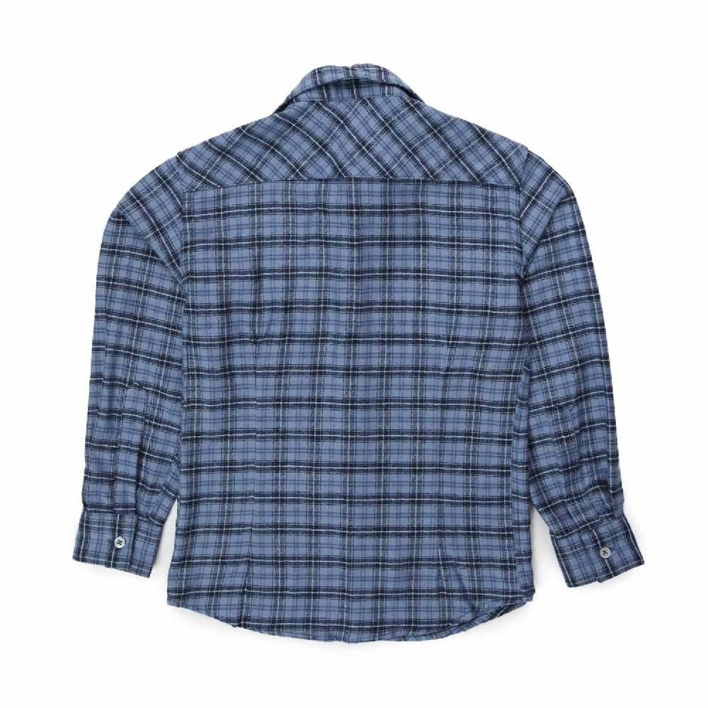 Nupkeet Camicia Ulrico check azzurra In Saldo